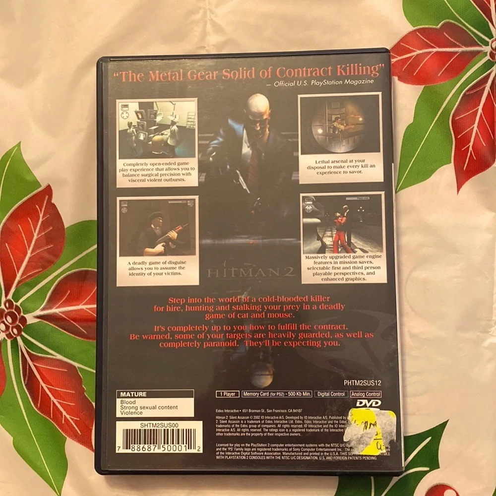 PlayStation 2 game - Hitman 2 Silent Assassin